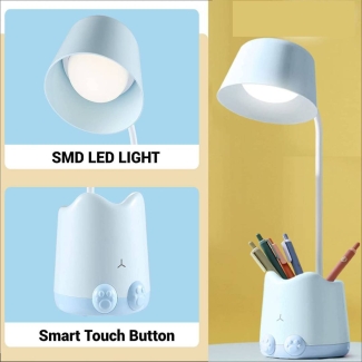 Table Lamp For Study Rechargeable LED Touch ON/OFF