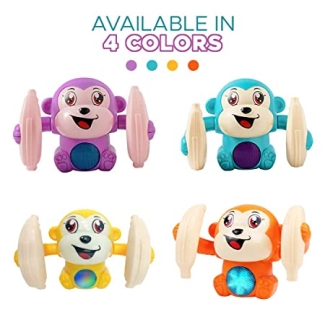 Dancing Monkey Musical Toys for Kids 360° Spinning