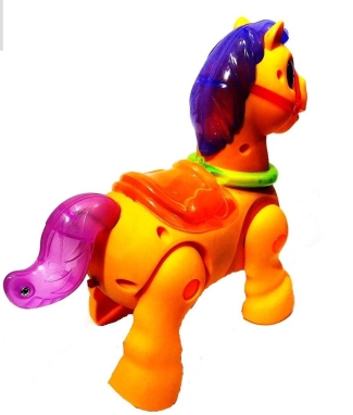 Cute Dony Musical horse With Light ,Sound, Walking & Crawling