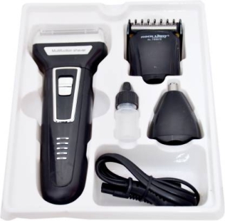 NEXTTECH PROFESSIONAL 3 IN 1 RECHARGEABLE RL-TM9076 SHAVER & NOSE HAIR-0795 Grooming Kit 45 min Runtime 4 Length Settings  (Silver)