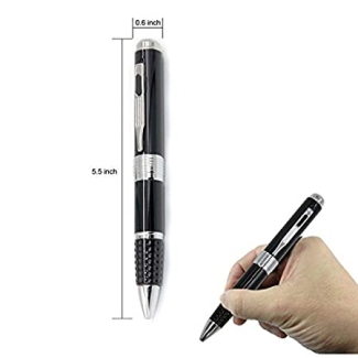 Spy Camera Pen 1080P Full HD Audio Video Recording Indoor Hidden Camera in Pen with 32 GB Menory Card (Inserted in Pen) Spy Pen Camera for Home Office Meeting
