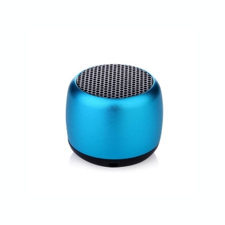 Necano, Portable Bluetooth Speaker with Custom Bass Radiator, Brief Design, IP67 Waterproof, Perfect Mini Speaker for Shower, Room, Bike, Car (Blue)