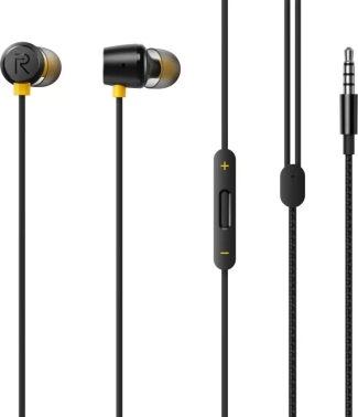 realme Buds 2 Wired Headset  (Black, In the Ear)