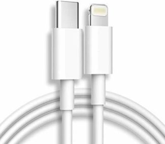 Divaa Lightning Cable 1 m Original 20W Quick Fast Charging Technology  (Compatible with iPhone 12| 12PRO|12 MINI| iPhone 13|13 PRO|13PRO MAX, Only Cable)